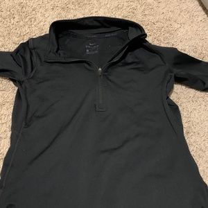 Black Nike zip up sweatshirt